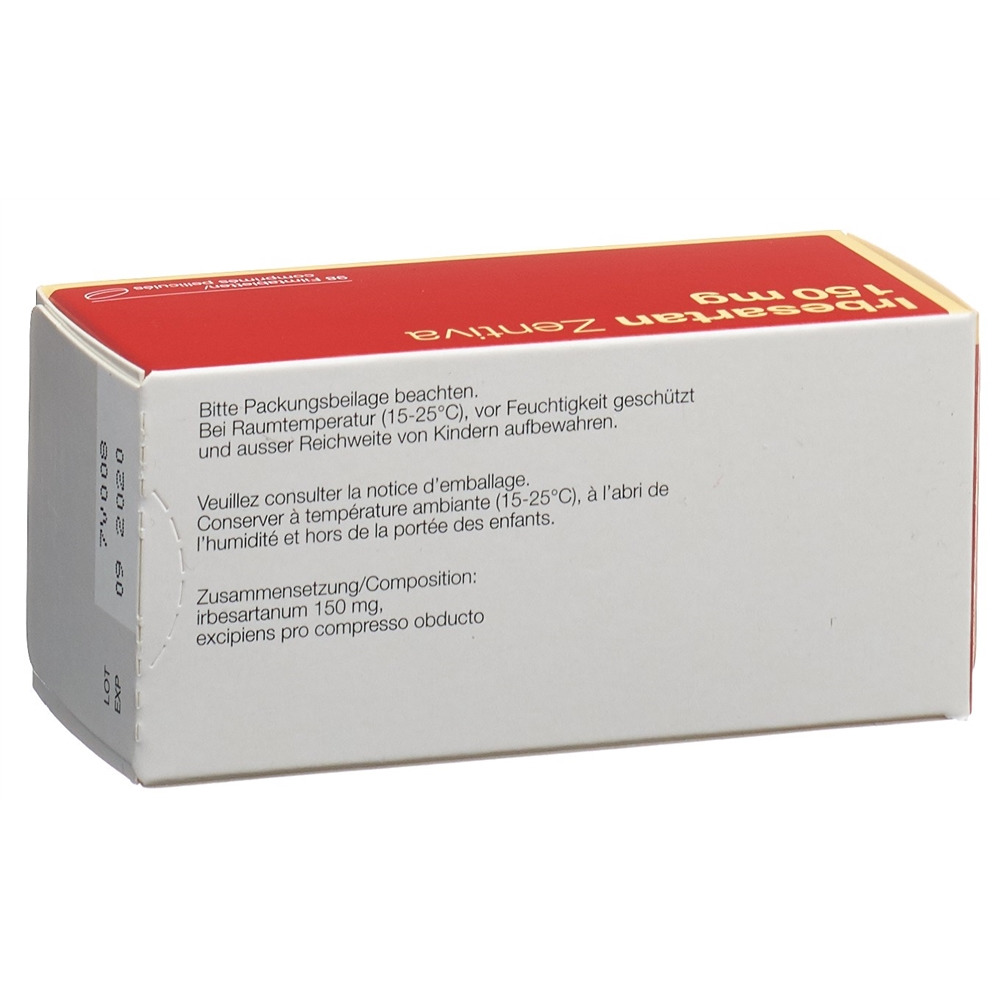 IRBESARTAN Zentiva 150 mg, image 2 sur 2