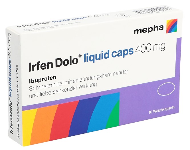 IRFEN Dolo liquid caps 400 mg, Hauptbild