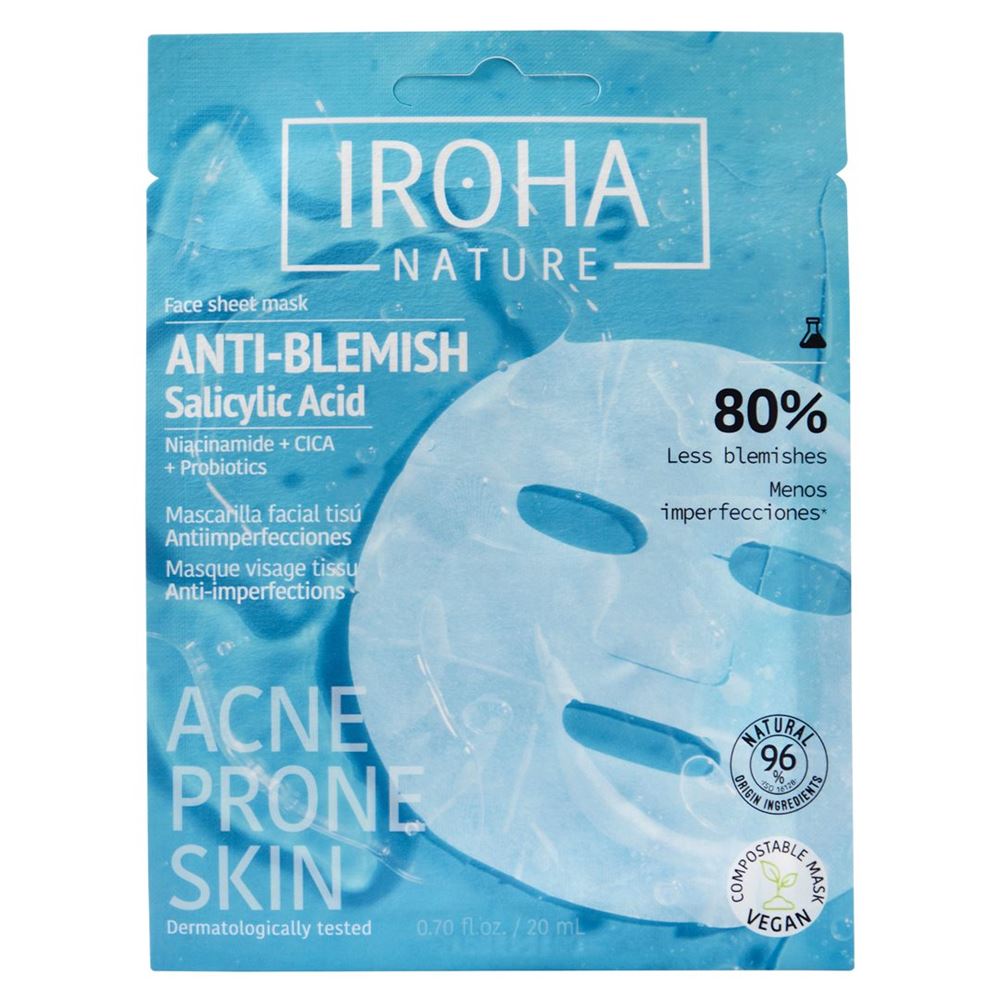 Iroha Nature Anti-Blemish Face Sheet Mask