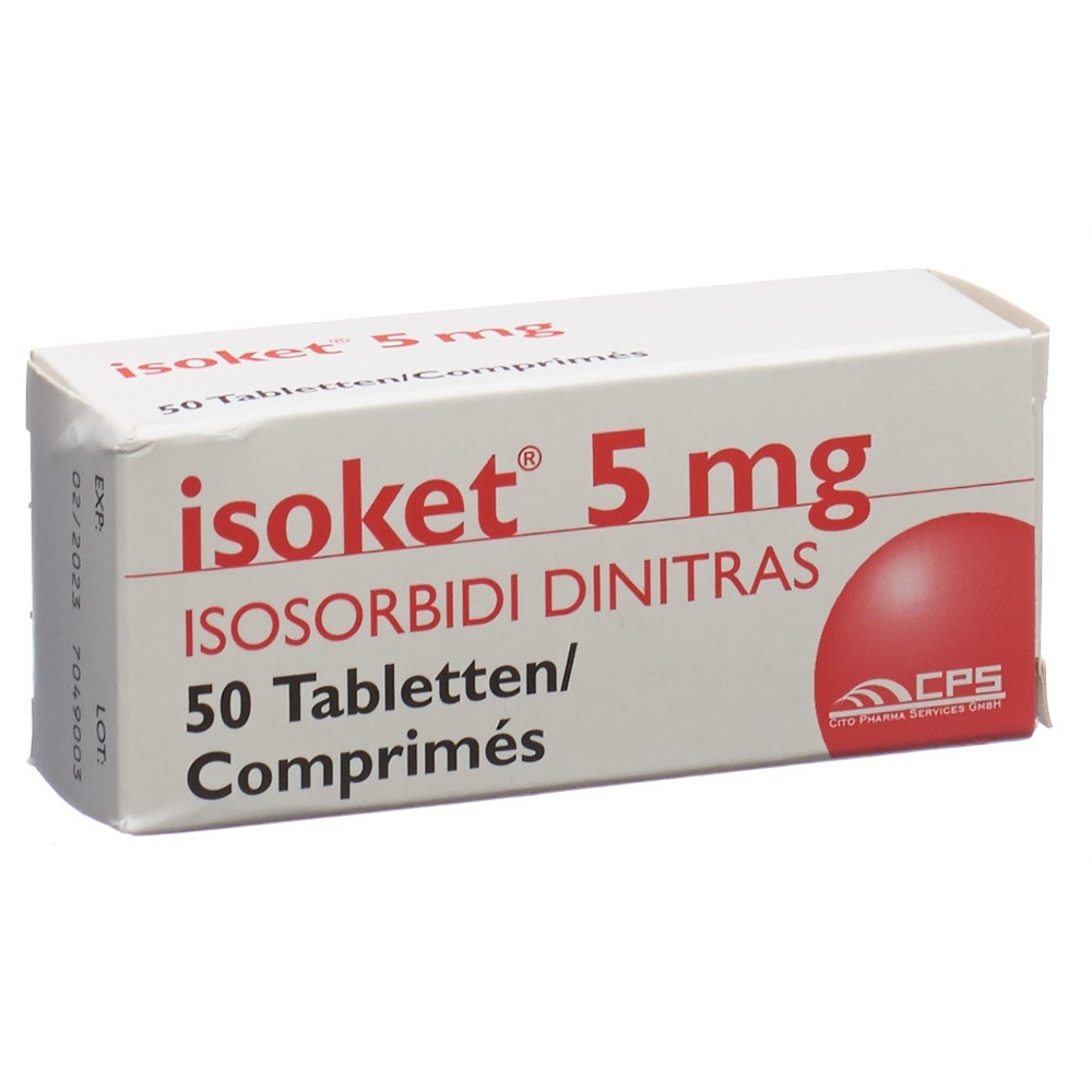 ISOKET Subling Tabl 5 mg Blist 50 Stk, Hauptbild