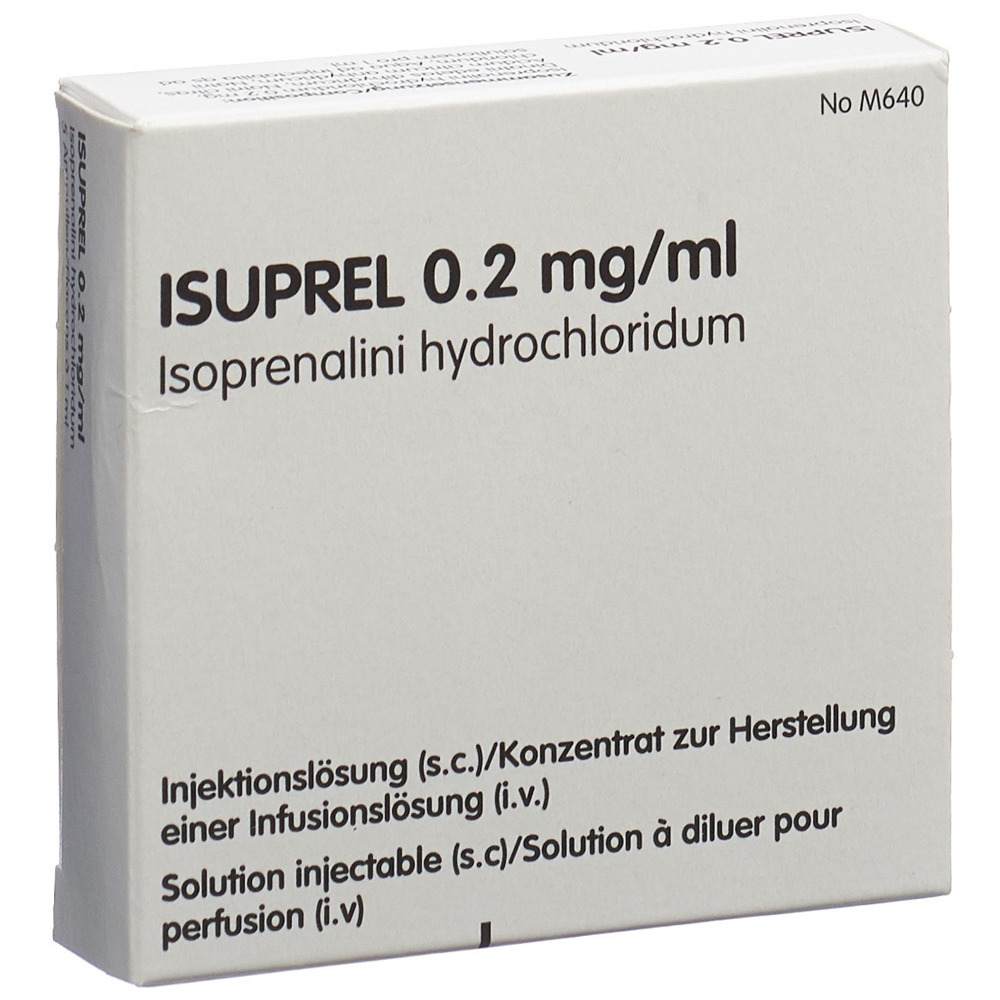 ISUPREL conc perf 0.2 mg/ml amp 1 ml, image principale