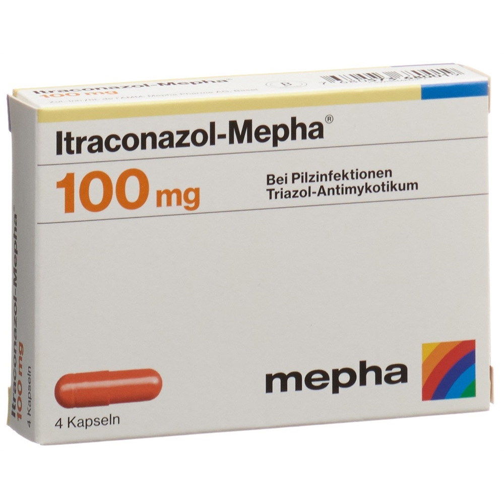 ITRACONAZOLE 4 capsules 100 mg, image principale