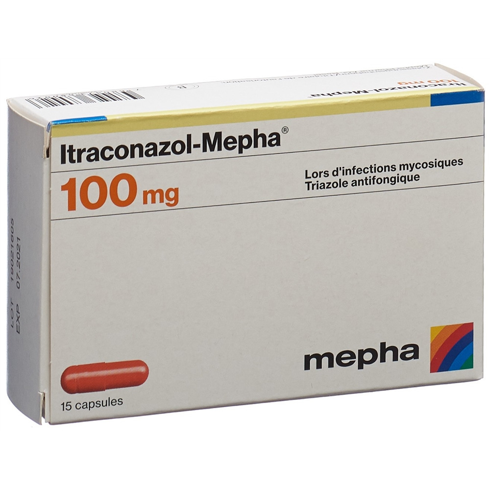 ITRACONAZOLE Mepha 100 mg, image 2 sur 2