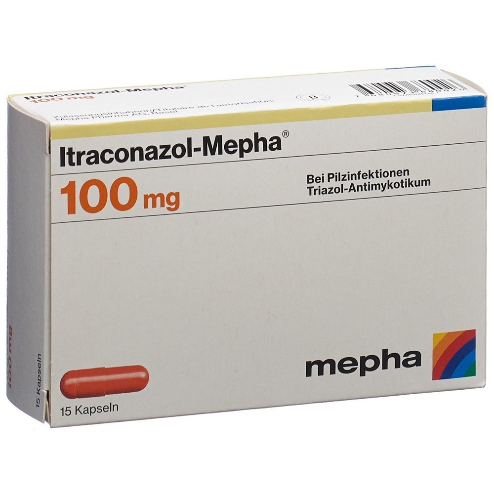 ITRACONAZOLE Mepha 100 mg, image principale