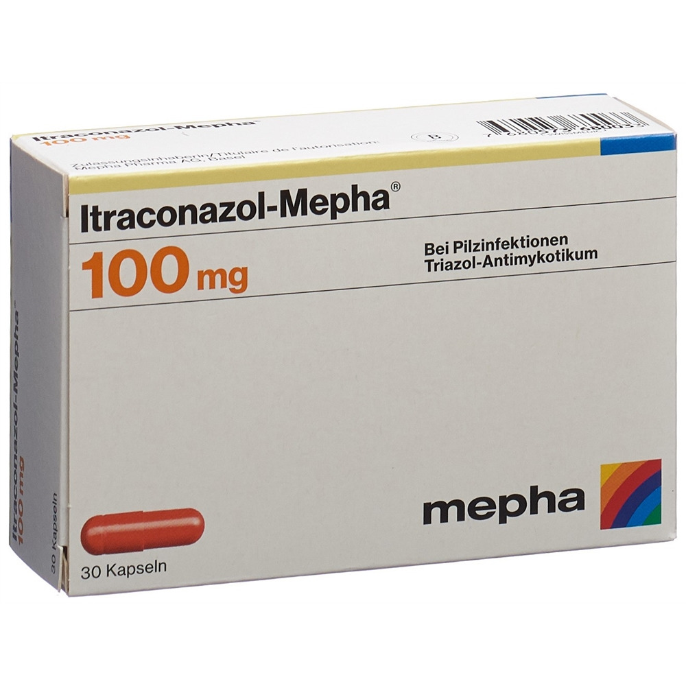 ITRACONAZOLE Mepha 100 mg, image principale