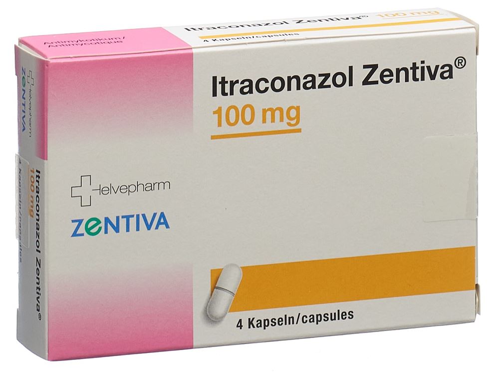 ITRACONAZOLE Zentiva 4 100 mg, image principale