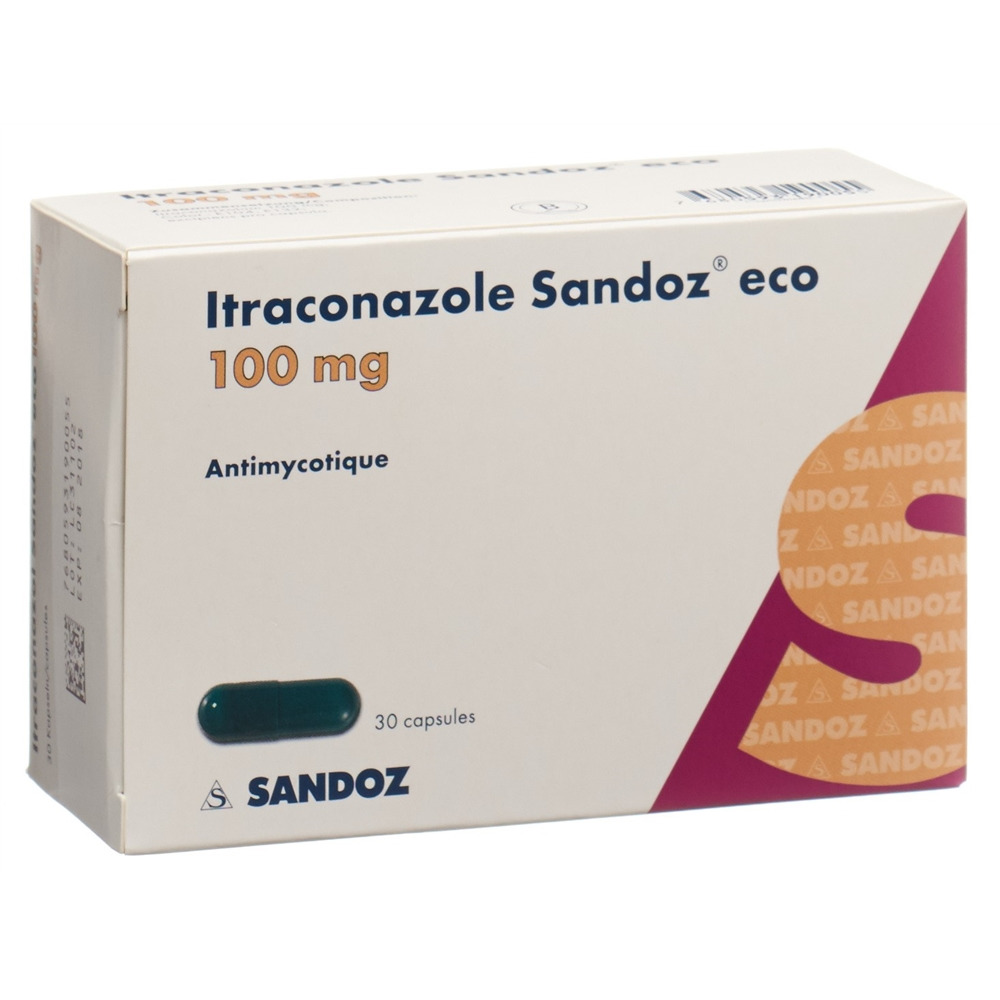 ITRACONAZOLE Sandoz eco 100 mg, image 2 sur 2