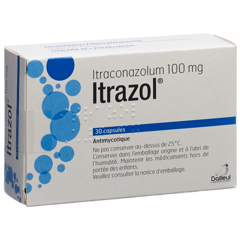 ITRAZOL caps 100 mg blist 30 pce, image 2 sur 2