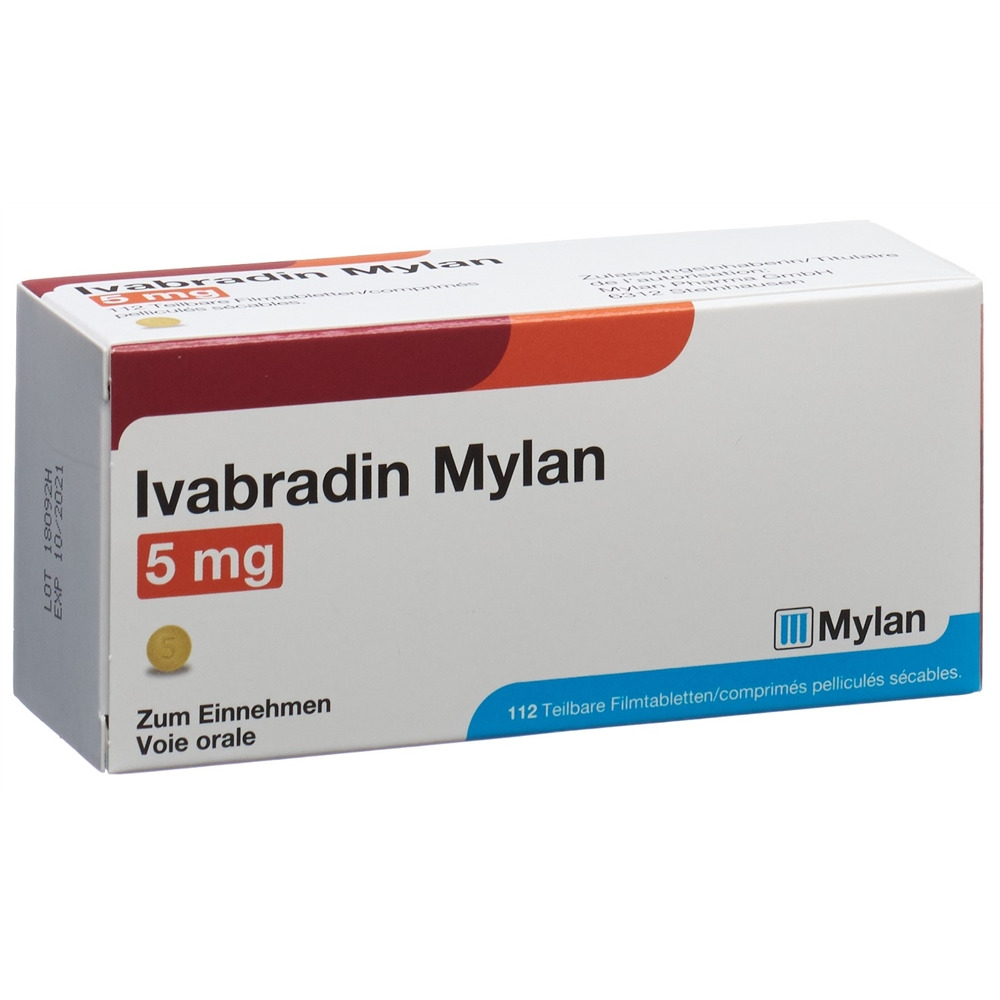 IVABRADINE Mylan 5 mg, image principale