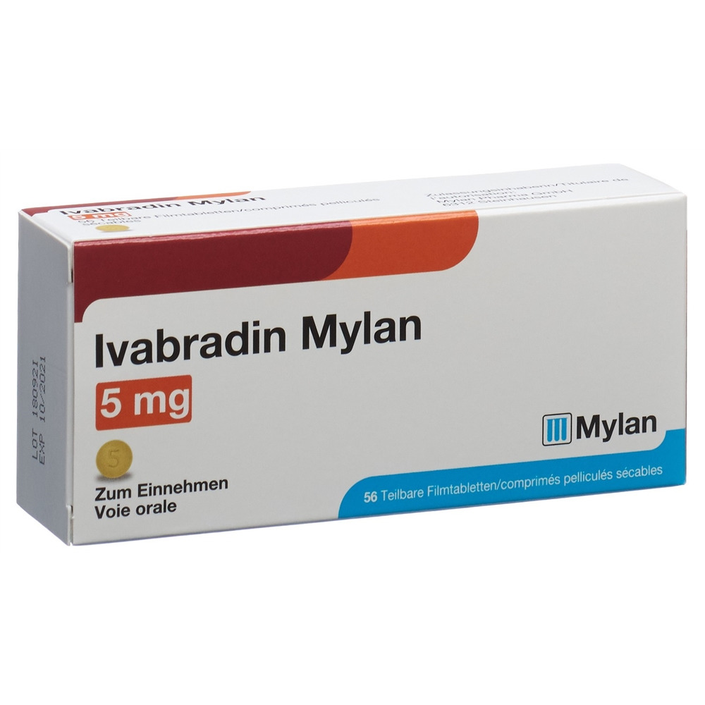 IVABRADINE Mylan 5 mg, image principale