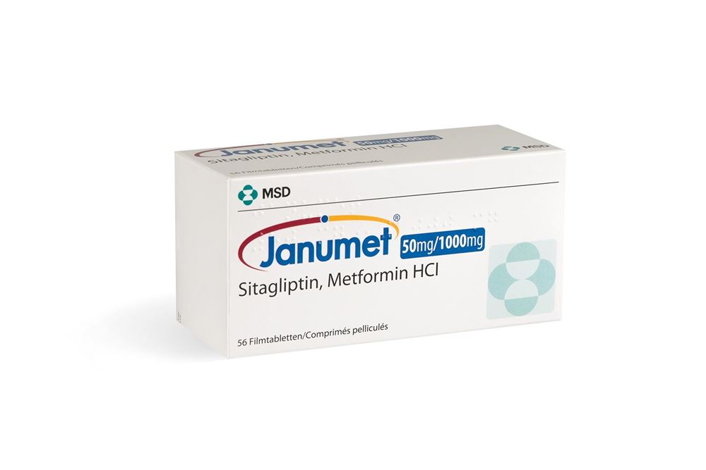 JANUMET cpr pell 50/1000 mg blist 56 pce, image principale