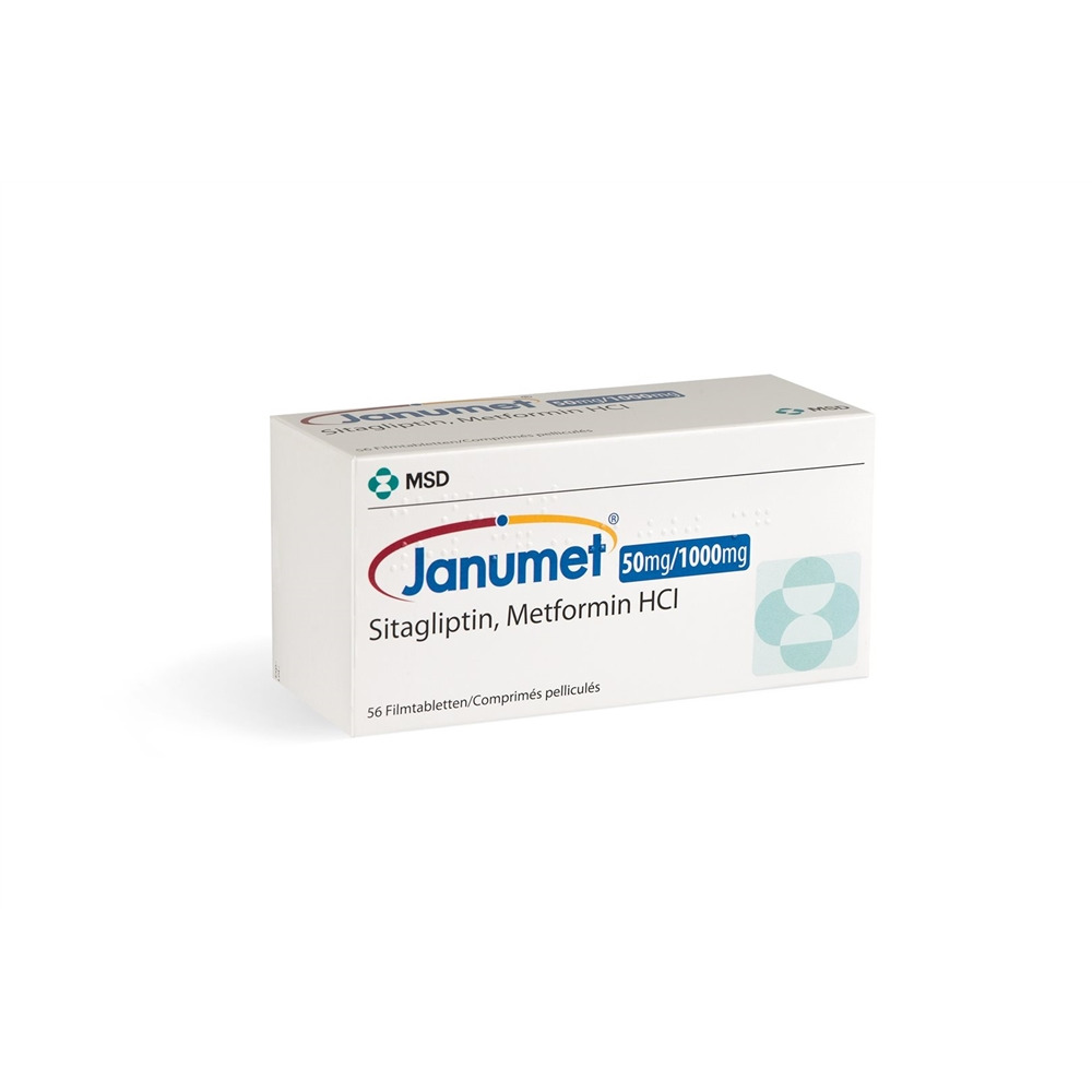 JANUMET Filmtabl 50/1000 mg Blist 56 Stk, Hauptbild