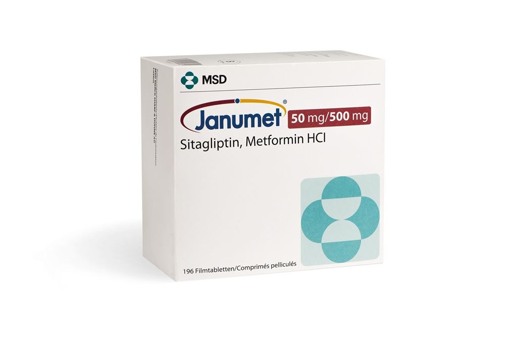 JANUMET Filmtabl 50/500 mg Blist 196 Stk, Hauptbild