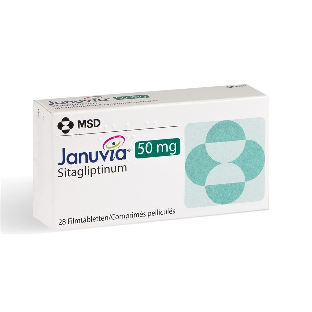 JANUVIA cpr pell 50 mg blist 28 pce, image principale