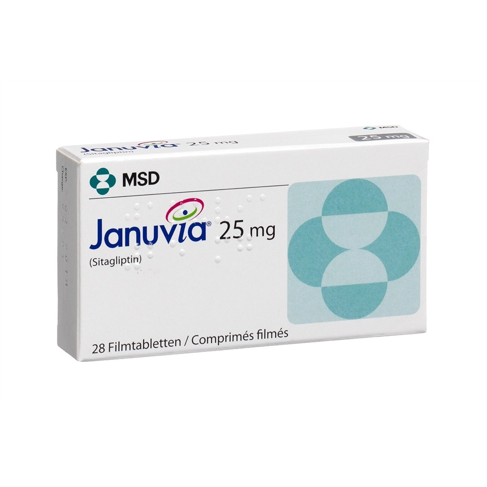 JANUVIA Filmtabl 25 mg Blist 28 Stk, Hauptbild