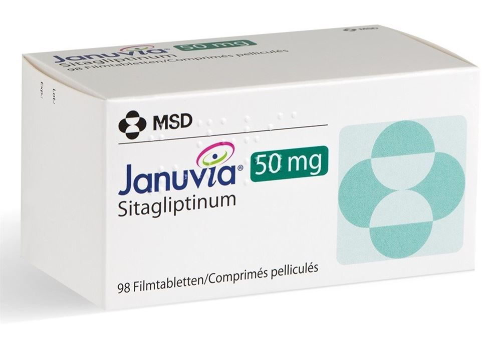 JANUVIA Filmtabl 50 mg Blist 98 Stk, Hauptbild