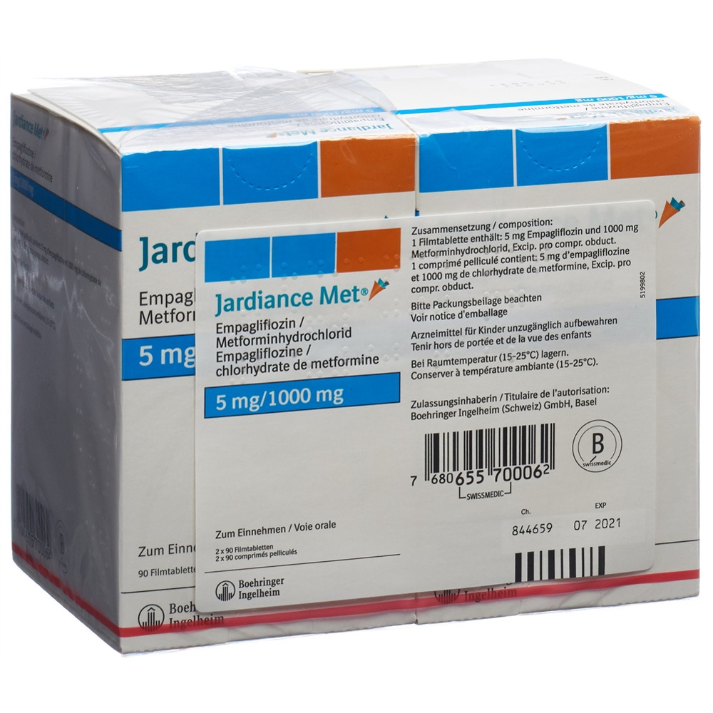 JARDIANCE cpr pell 5/1000mg blist 90 pce, image principale