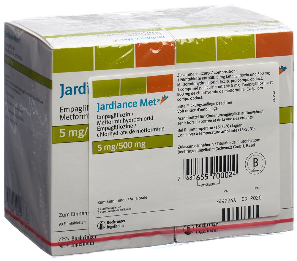 JARDIANCE cpr pell 5/500mg blist 90 pce, image principale