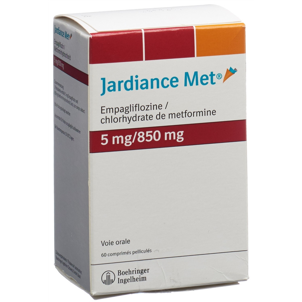 JARDIANCE cpr pell 5/850mg blist 60 pce, image 2 sur 2