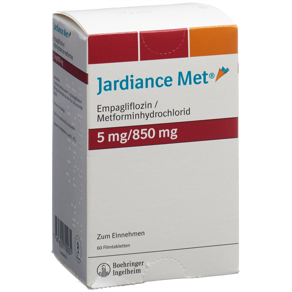 JARDIANCE cpr pell 5/850mg blist 60 pce, image principale