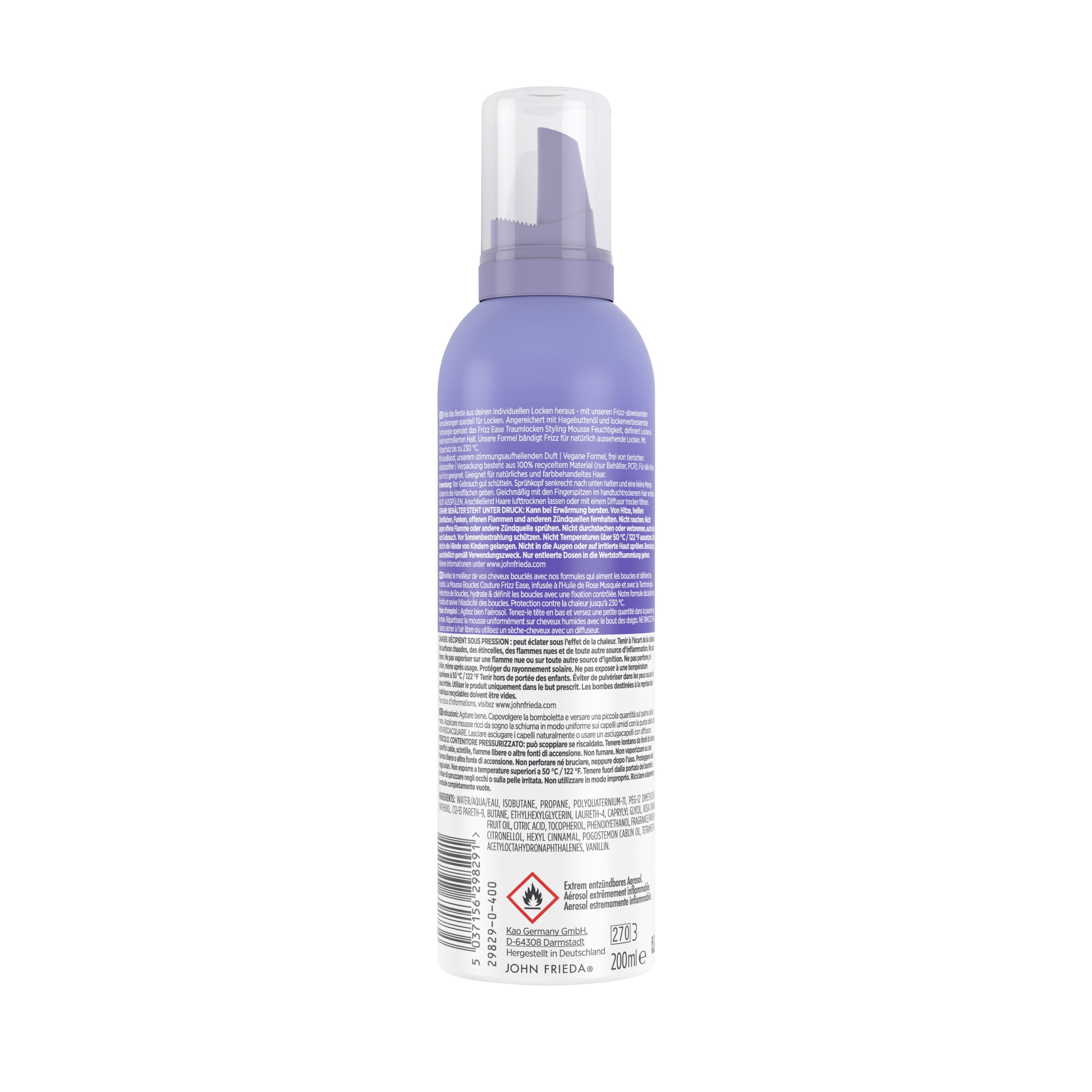 JOHN FRIEDA Frizz Ease Traumlocken Styling Mousse, Bild 2 von 2