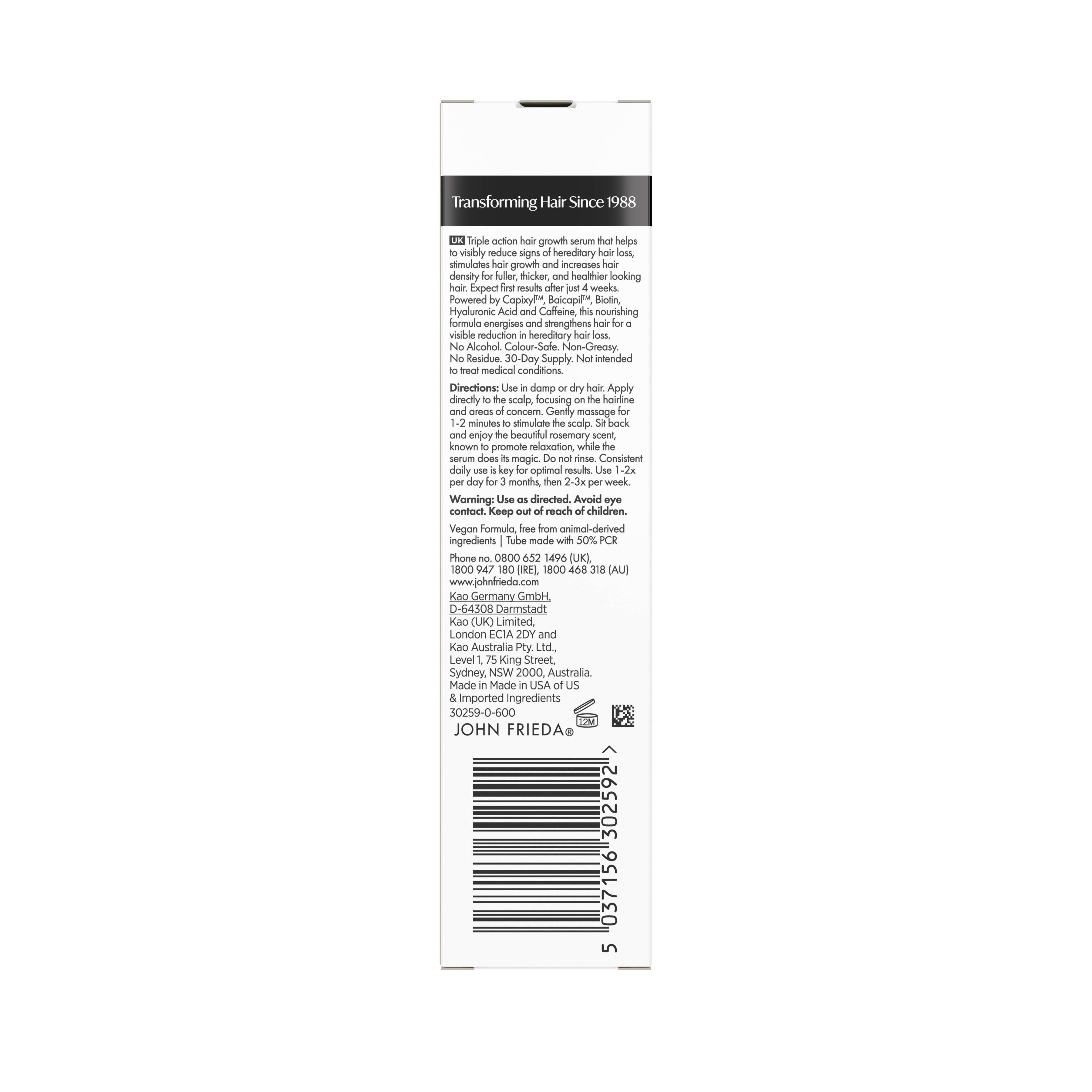 JOHN FRIEDA PROfiller+ hair sérum, image 2 sur 2