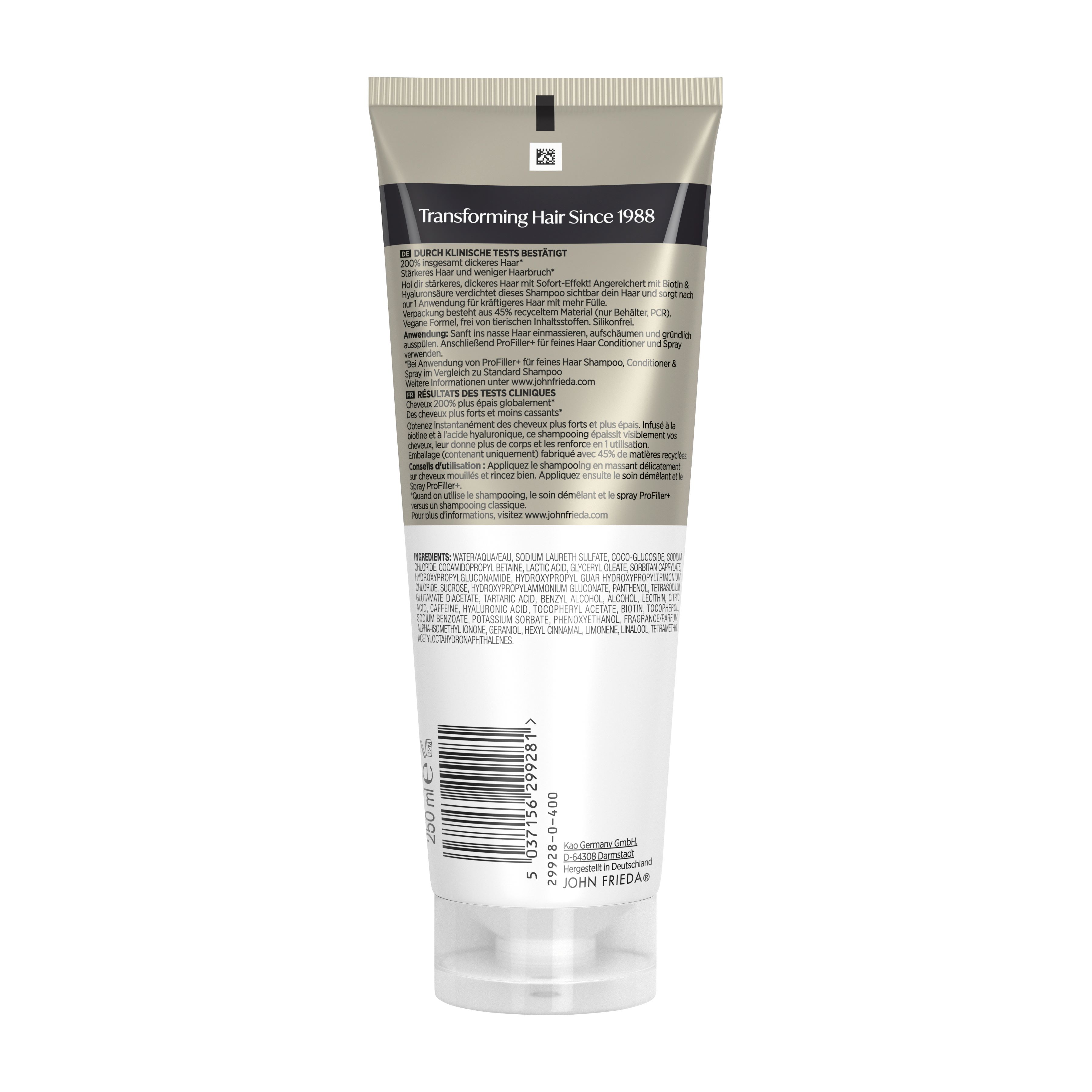 JOHN FRIEDA PROFiller+ Shampoo, Bild 2 von 2