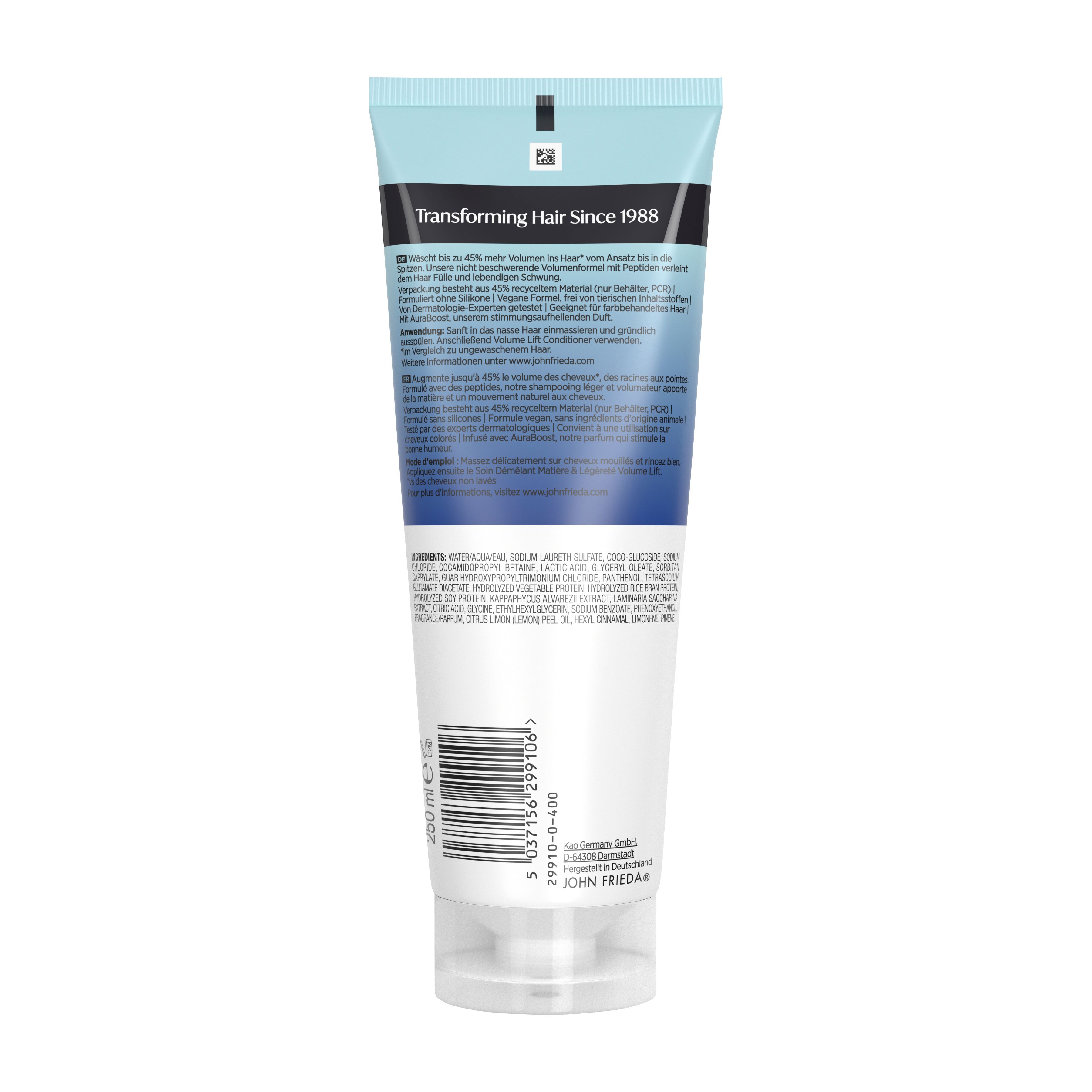 JOHN FRIEDA Volume Lift shampooing, image 2 sur 2