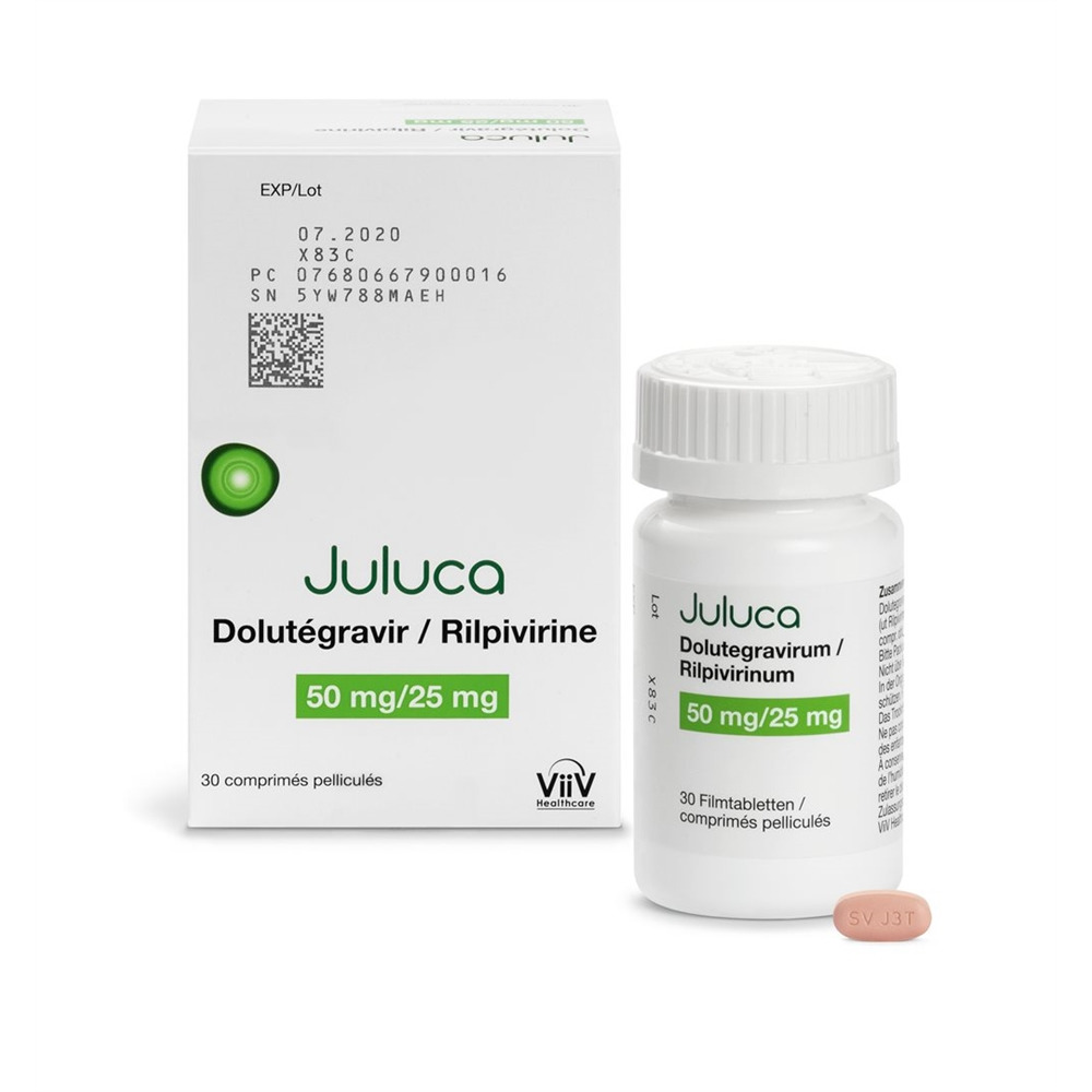 JULUCA cpr pell 50/25 mg bte 30 pce, image 3 sur 4