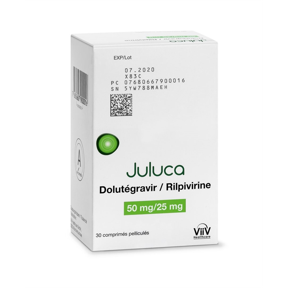 JULUCA cpr pell 50/25 mg bte 30 pce, image 4 sur 4