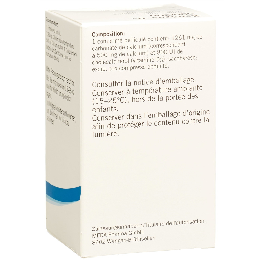 KALCIPOS-D3 cpr pell 500/800 bte 90 pce, image 2 sur 3