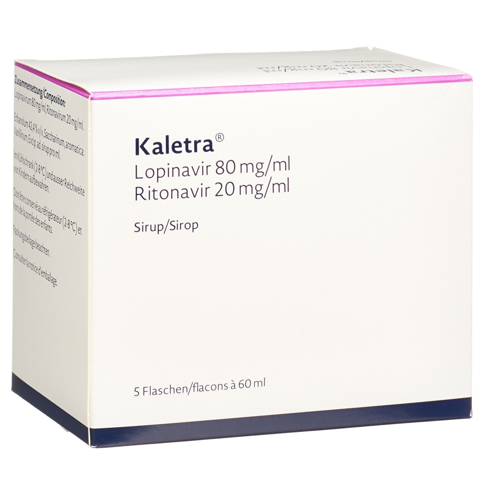 KALETRA sirop 80mg/20mg/ml fl 60 ml, image 2 sur 2