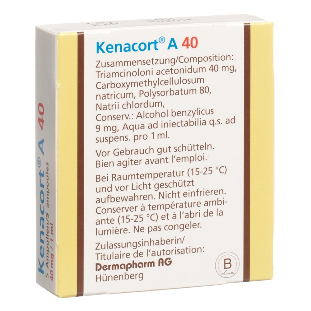 KENACORT 40 40 mg/ml, image 2 sur 2