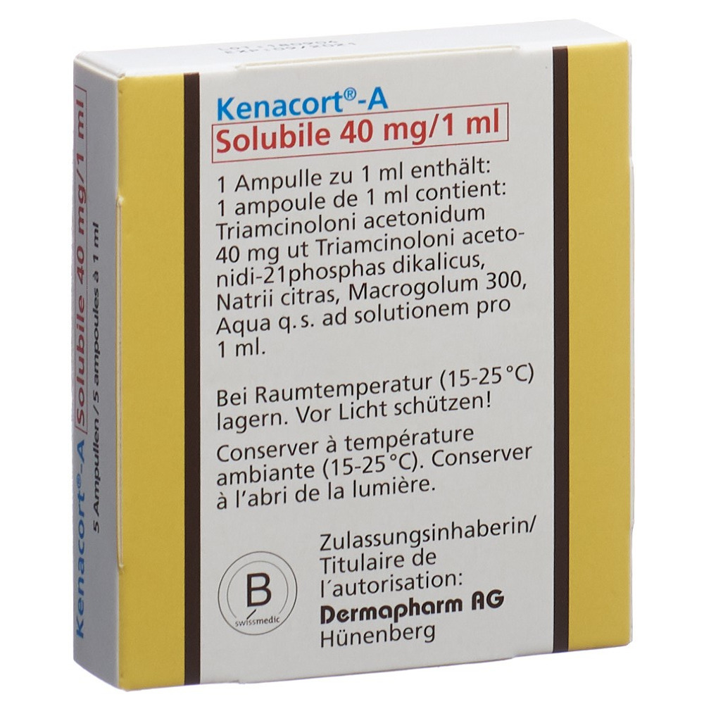 KENACORT A Solubile 40 mg/1ml, Hauptbild