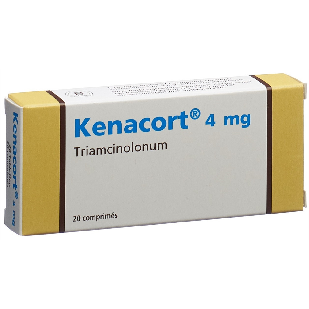 KENACORT cpr 4 mg blist 20 pce, image 2 sur 2