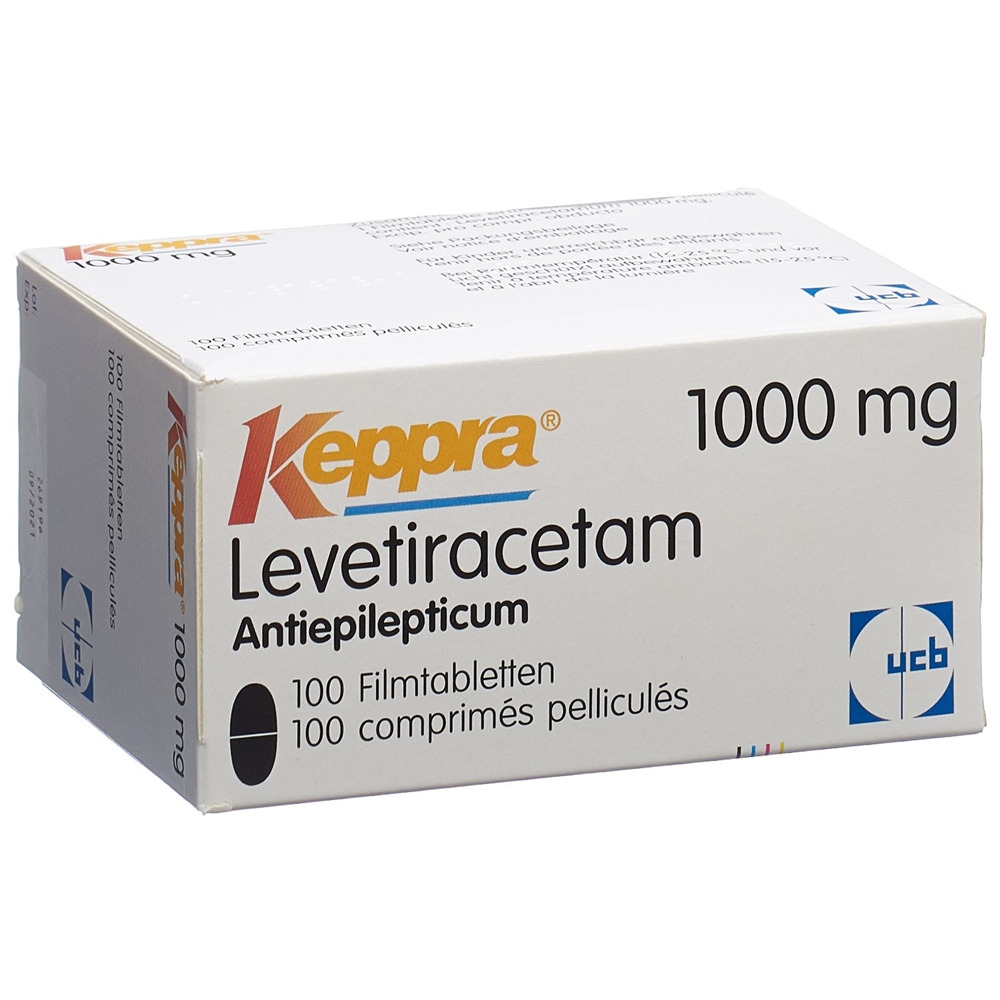 KEPPRA cpr pell 1000 mg blist 100 pce, image principale