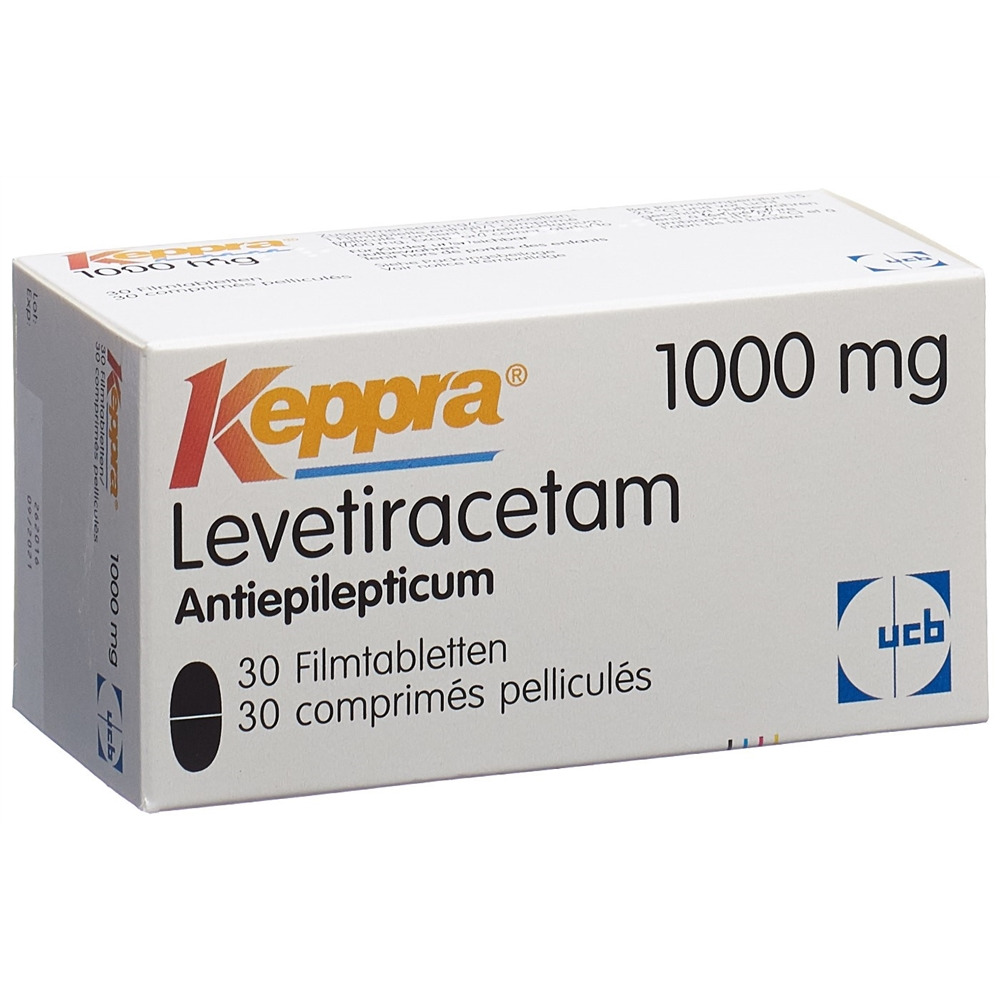 KEPPRA cpr pell 1000 mg blist 30 pce, image principale