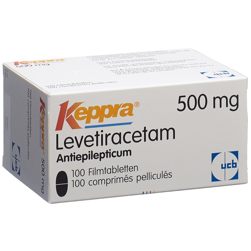 KEPPRA cpr pell 500 mg blist 100 pce, image principale