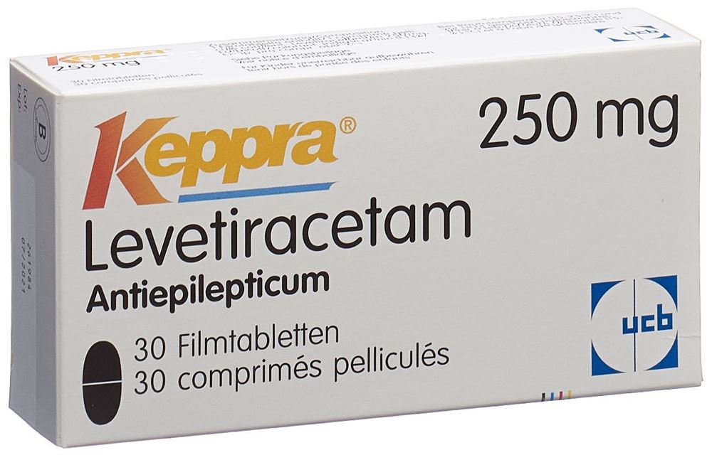 KEPPRA Filmtabl 250 mg Blist 30 Stk, Hauptbild