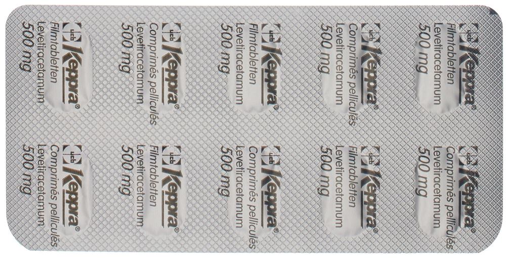 KEPPRA Filmtabl 500 mg Blist 100 Stk, Bild 2 von 3