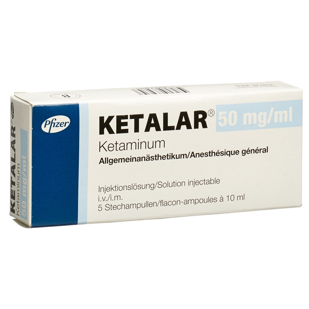 KETALAR Inj Lös 500 mg/10ml Durchstf 10 ml, Hauptbild