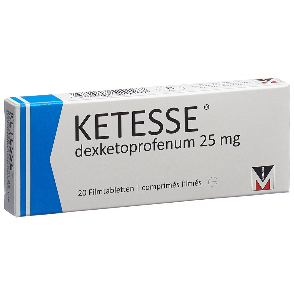 KETESSE cpr pell 25 mg blist 20 pce, image principale