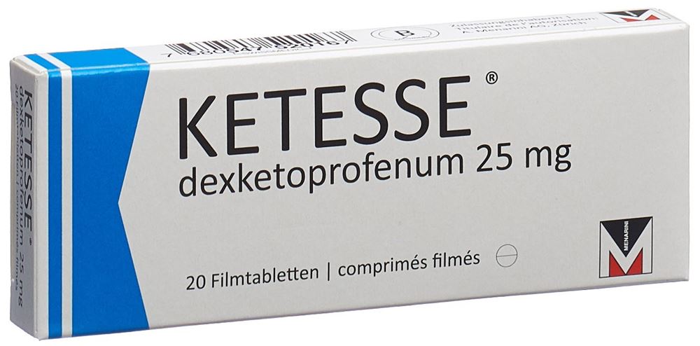 KETESSE Filmtabl 25 mg Blist 20 Stk