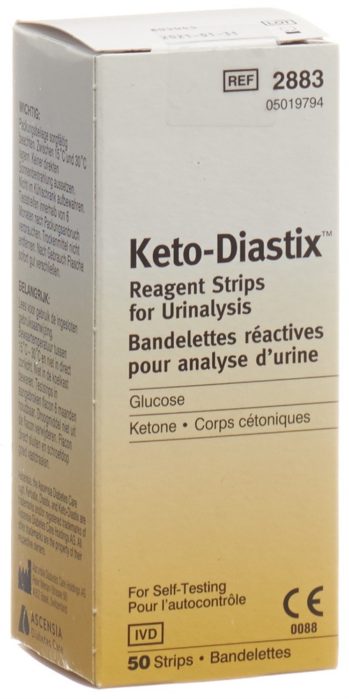 KETO DIASTIX bandelettes, image 2 sur 2