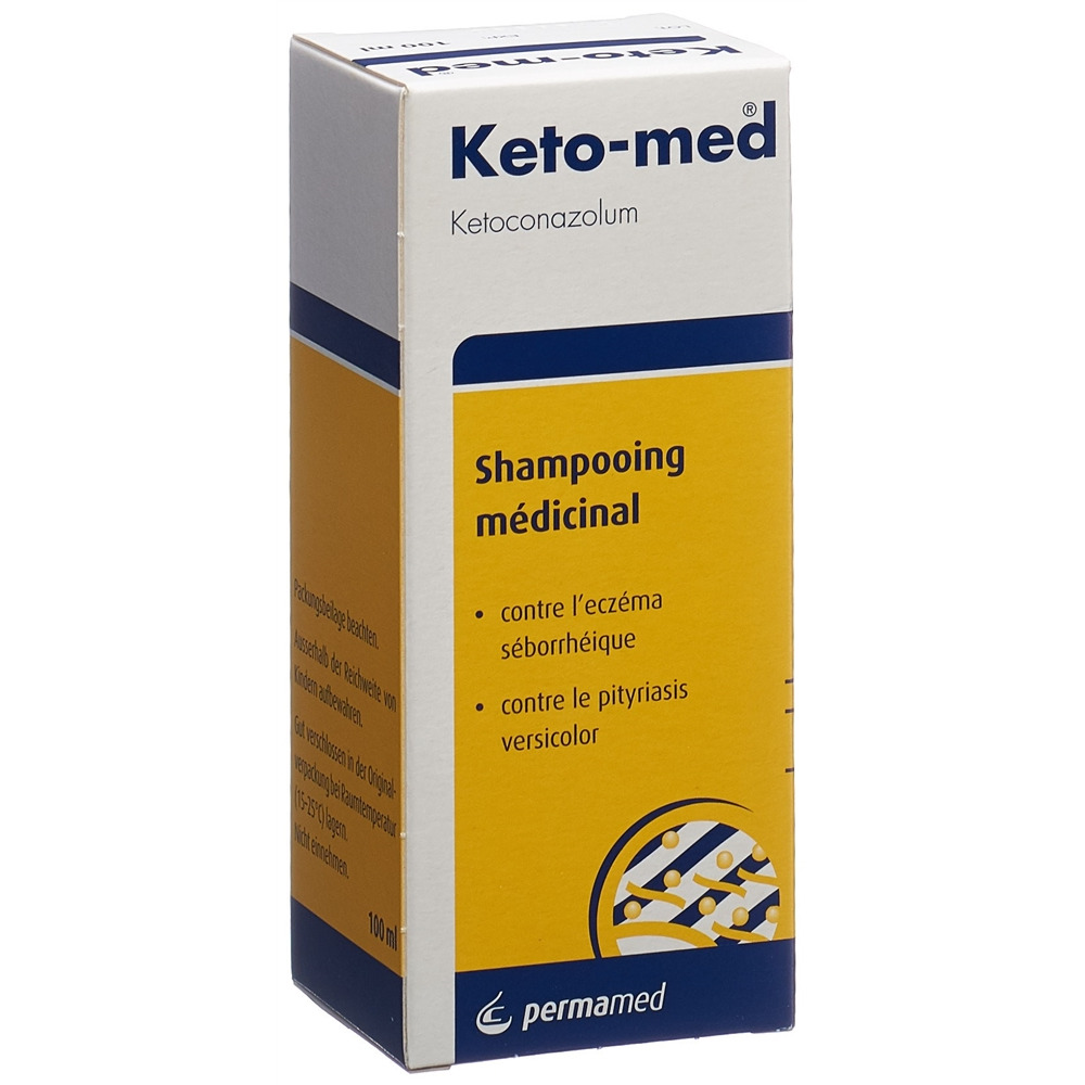 Keto-med shampooing 20 mg/g, image 2 sur 2