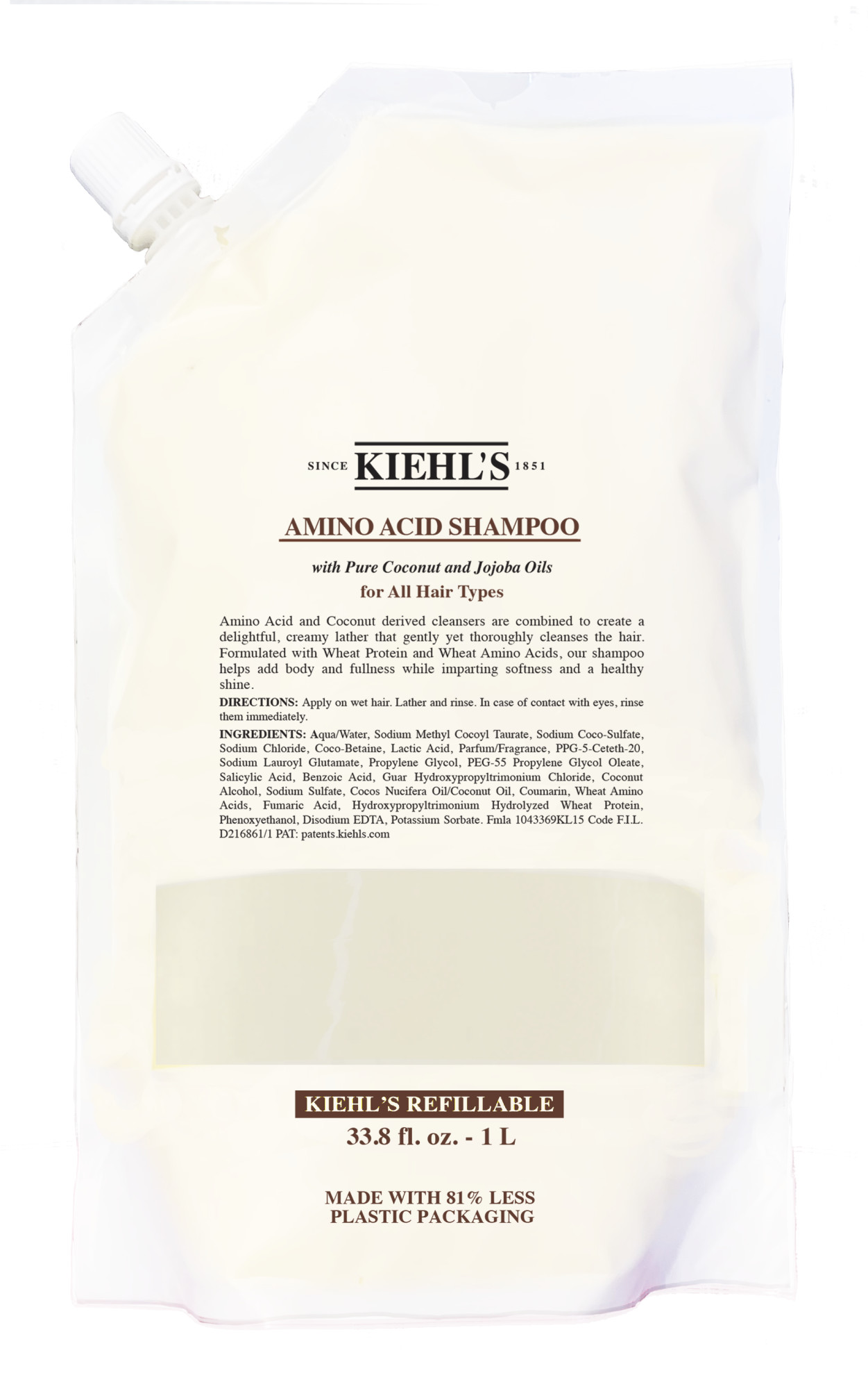 Kiehl's Amino Acid Shampoo, Hauptbild