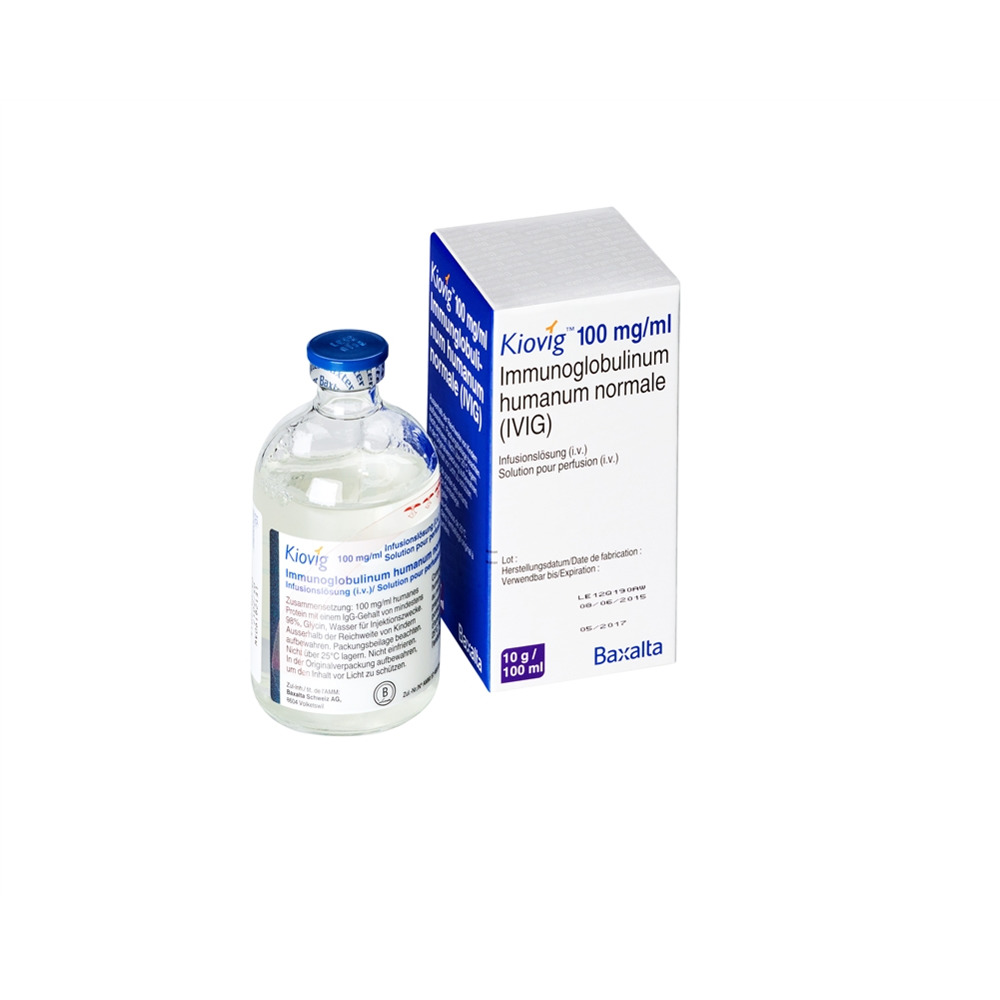 KIOVIG sol perf 10 g/100ml i.v. flac 100 ml