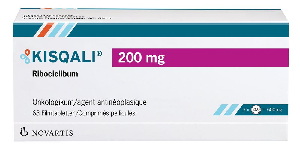 KISQALI cpr pell 200 mg blist 63 pce, image principale