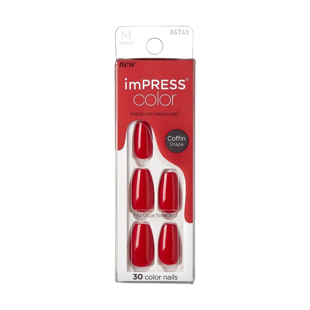 Kiss ImPress Color Nail Kit Coffin