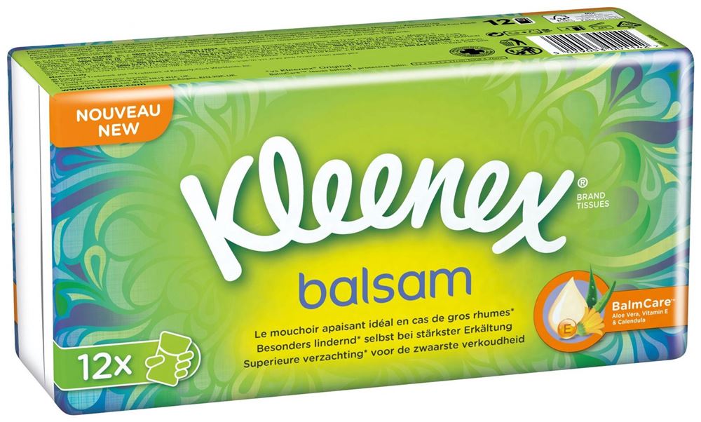 Kleenex Balsam mouchoirs en papier